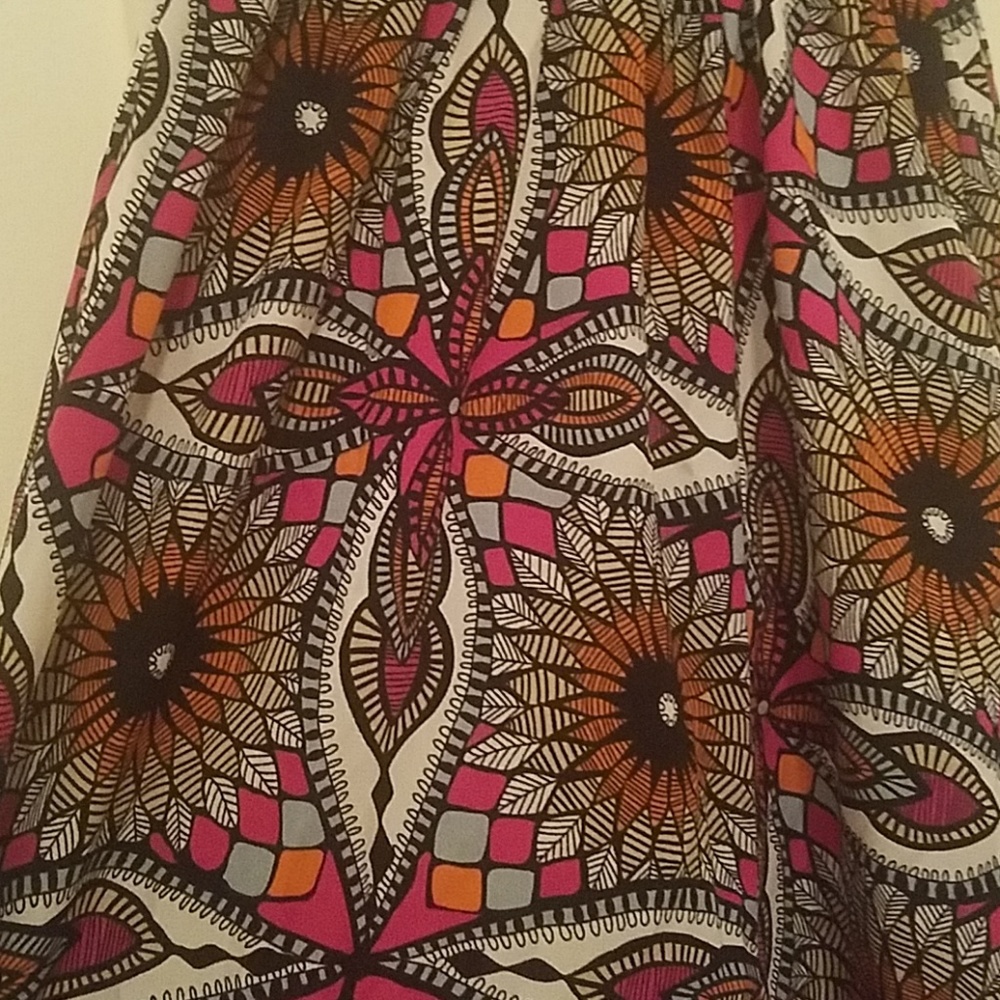 Floral dress.